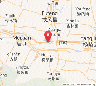Map of Shangsong, Shaanxi