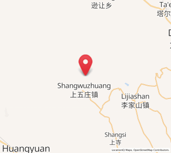 Map of Shangwuzhuang, Qinghai