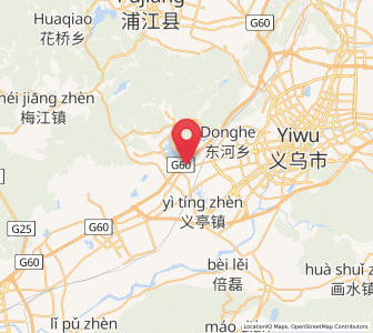 Map of Shangxi, Zhejiang