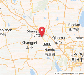 Map of Shangxing, Jiangsu