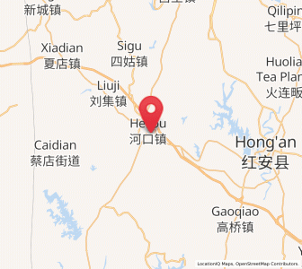 Map of Shangxinji, Hubei