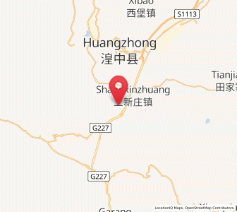 Map of Shangxinzhuang, Qinghai