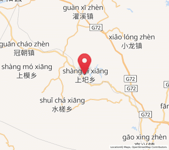 Map of Shangyi, Jiangxi