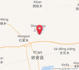 Map of Shangyou, Heilongjiang
