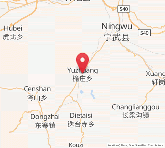 Map of Shangyuzhuang, Shanxi