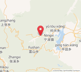 Map of Shangzheng, Zhejiang
