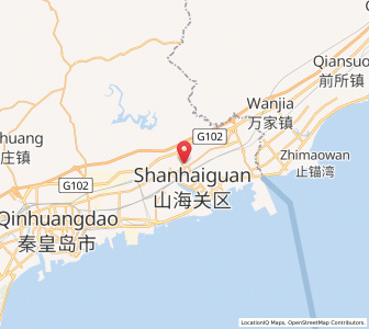 Map of Shanhaiguan, Hebei