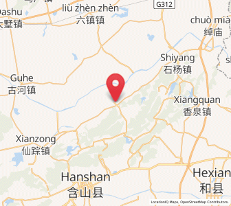 Map of Shanhou, Anhui