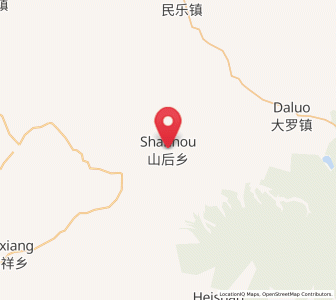 Map of Shanhou, Heilongjiang