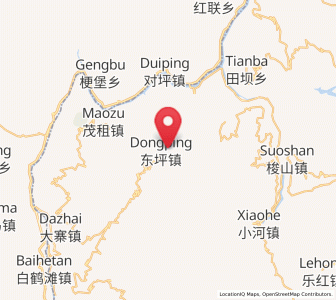 Map of Shanjiao, Yunnan