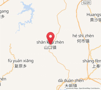 Map of Shankou, Jiangxi