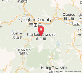 Map of Shankou, Zhejiang