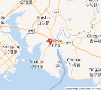 Map of Shankou, Guangxi