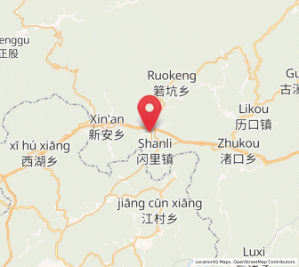 Map of Shanli, Anhui