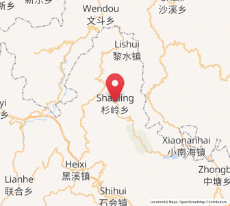 Map of Shanling, Chongqing