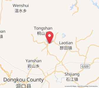 Map of Shanmen, Hunan