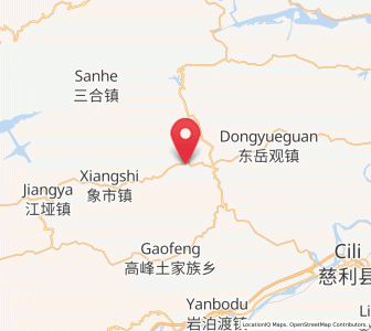 Map of Shanmuqiao, Hunan