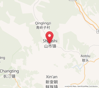 Map of Shanshi, Heilongjiang