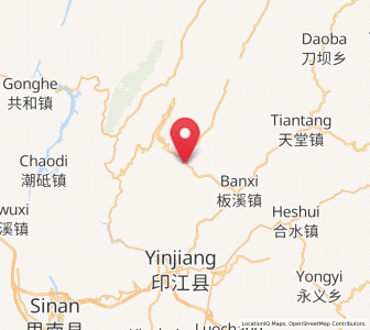 Map of Shanshu, Guizhou