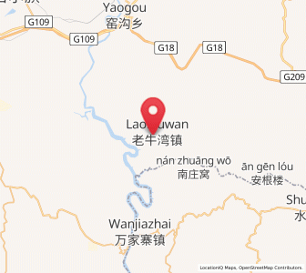 Map of Shantaizi, Inner Mongolia