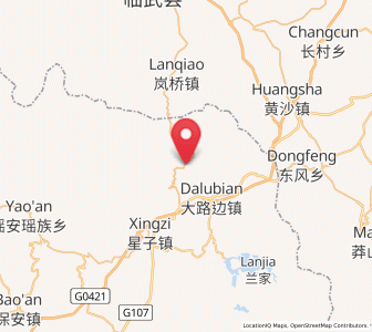Map of Shantang, Guangdong