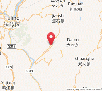 Map of Shanwo, Chongqing