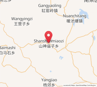 Map of Shanxi, Liaoning