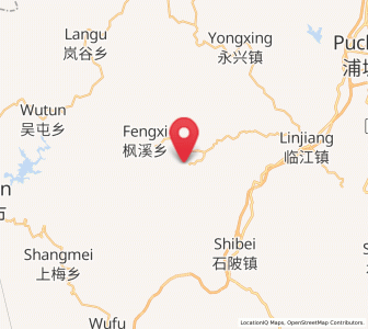 Map of Shanxia, Fujian