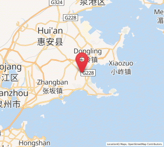 Map of Shanxia, Fujian