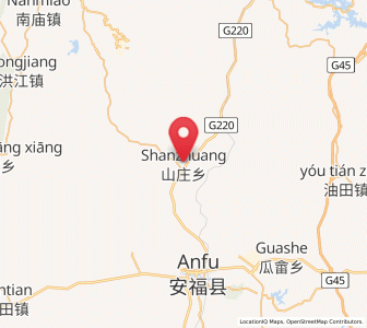 Map of Shanzhuang, Jiangxi