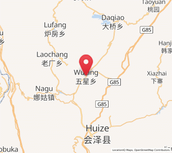 Map of Shanzidi, Yunnan