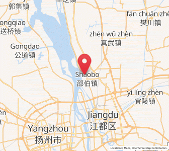 Map of Shaobo, Jiangsu