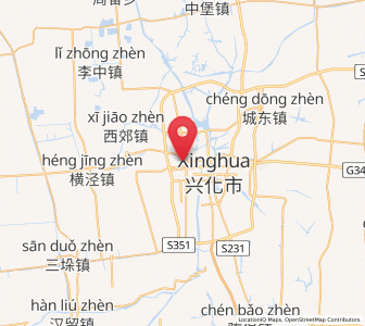 Map of Shaoyang, Jiangsu