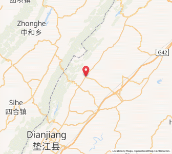 Map of Shaping, Chongqing