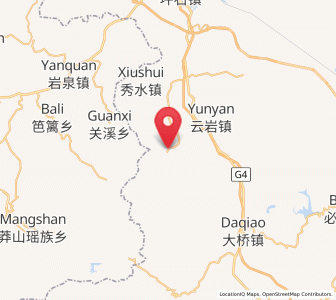 Map of Shaping, Guangdong