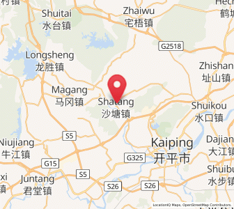 Map of Shatang, Guangdong