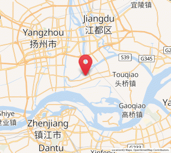 Map of Shatou, Jiangsu
