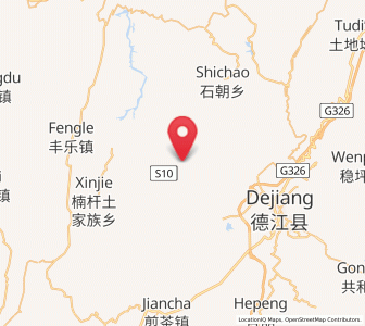 Map of Shaxi, Guizhou