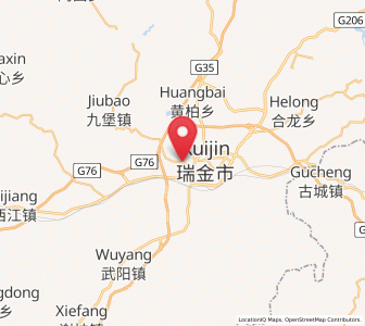 Map of Shazhouba, Jiangxi