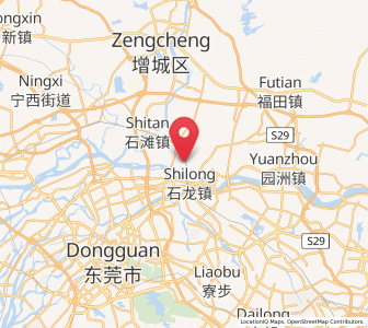 Map of Shazhuang, Guangdong