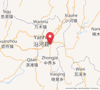 Map of Shazi, Guizhou