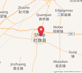 Map of Shedian, Henan