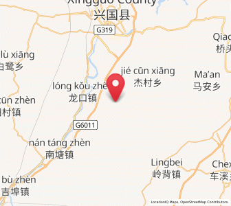 Map of Shefu, Jiangxi