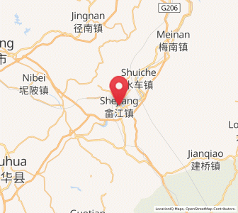 Map of Shejiang, Guangdong