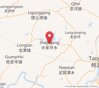 Map of Shejiaping, Hunan