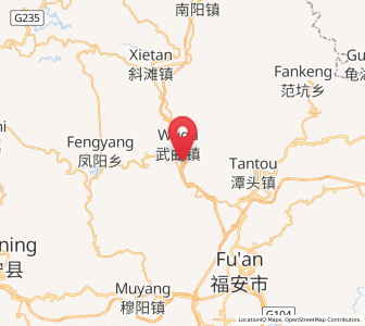 Map of Shekou, Fujian