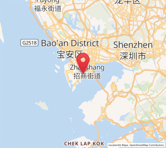 Map of Shekou, Guangdong