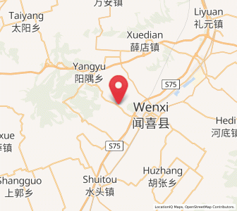Map of Shenbai, Shanxi
