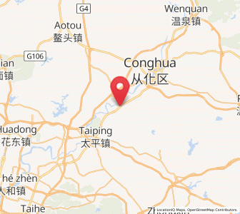 Map of Shengang, Guangdong