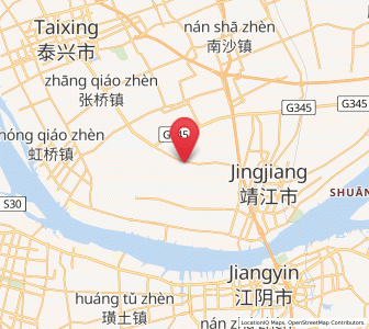 Map of Shengci, Jiangsu